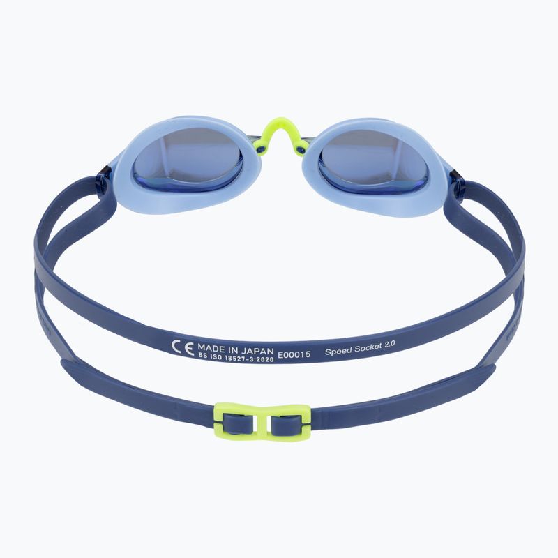 Ochelari de înot Speedo Fastskin Speedsocket 2 Mirror sugar blue / celeste / iris mirror 4