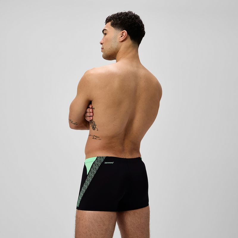 Boxeri de înot pentru bărbați Speedo Hyper Boom Splice negru/verde alfalfa 3
