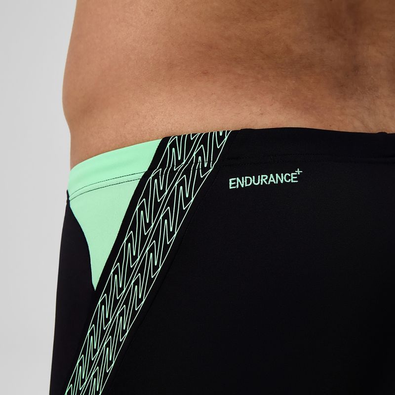 Boxeri de înot pentru bărbați Speedo Hyper Boom Splice negru/verde alfalfa 7