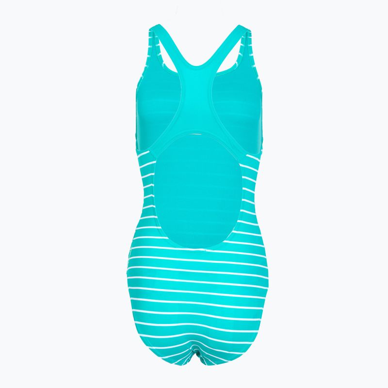 Costum de baie întreg pentru femei Speedo Eco Endurance+ Printed Medalist turquoise gem 2