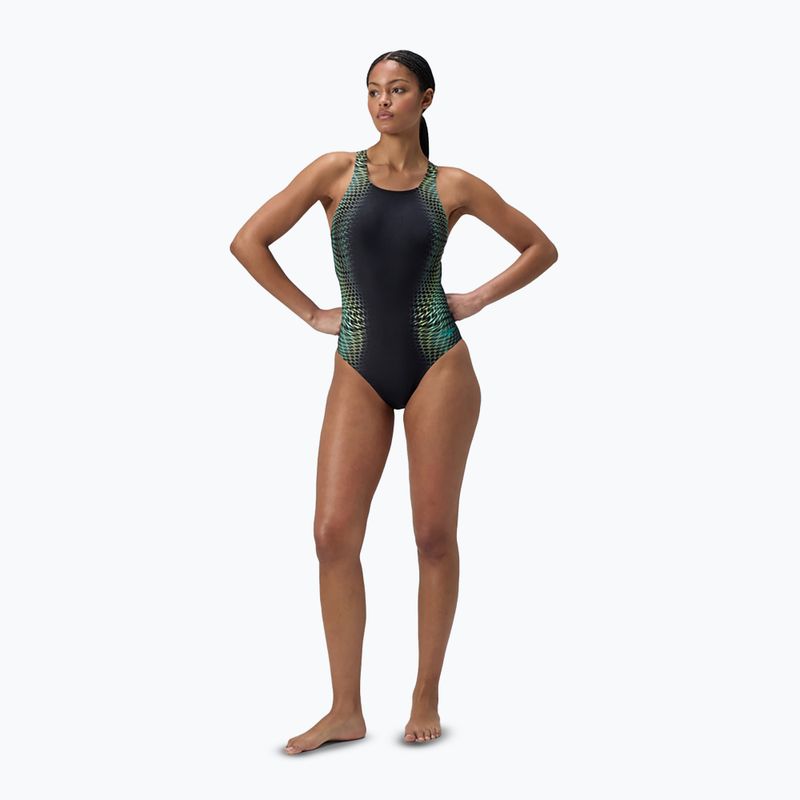 Costum de baie întreg pentru femei Speedo Digital Printed Medalist turquoise gem 2