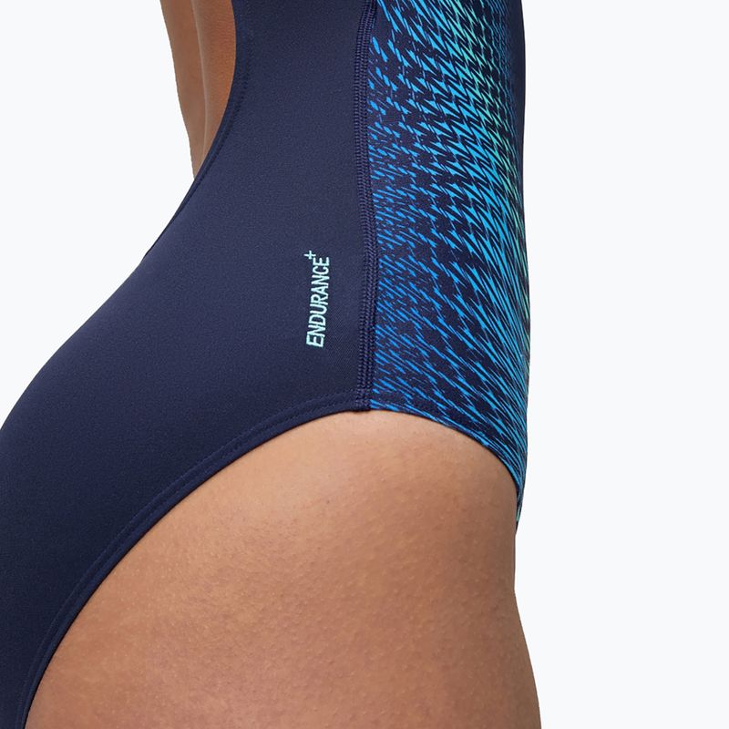 Costum de baie întreg pentru femei Speedo Digital Printed Medalist lagoon blue 7