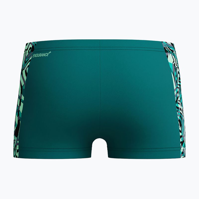 Boxeri de înot pentru copii Speedo Digital Panel Aquashort emerald închis 2
