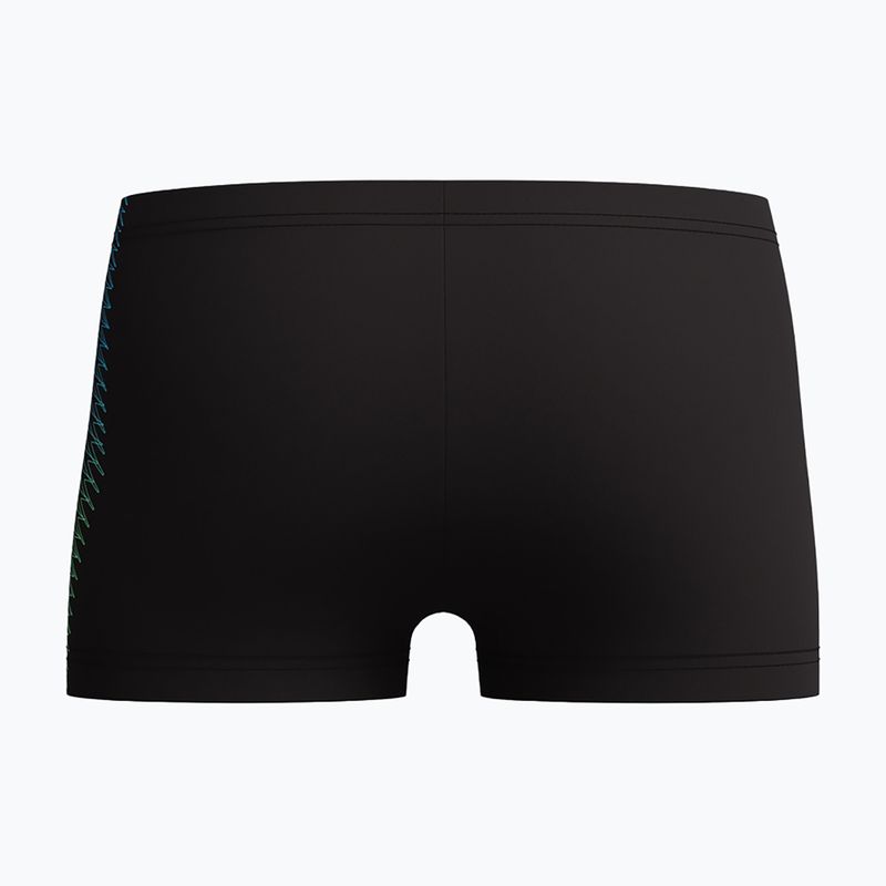 Boxeri de înot pentru copii Speedo Plastisol Placement Aquashort black/alfalfa green 2