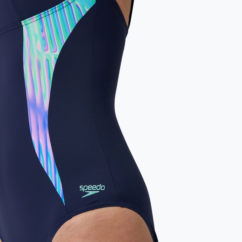 Costum de baie întreg pentru femei Speedo Shaping Printed LunaElustre One Piece turquoise gem 6