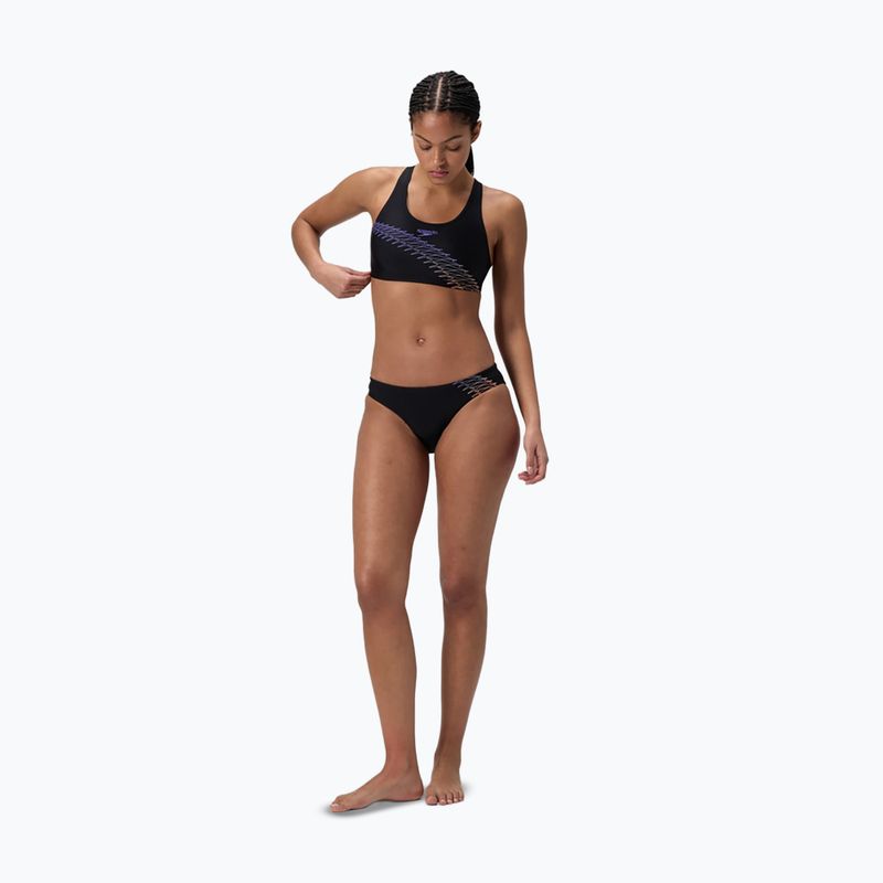 Costum de baie din două piese pentru femei Speedo Placement 2pc set bright peach 2