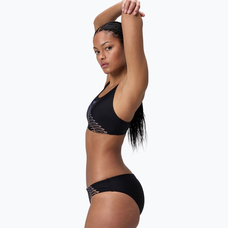 Costum de baie din două piese pentru femei Speedo Placement 2pc set bright peach 4