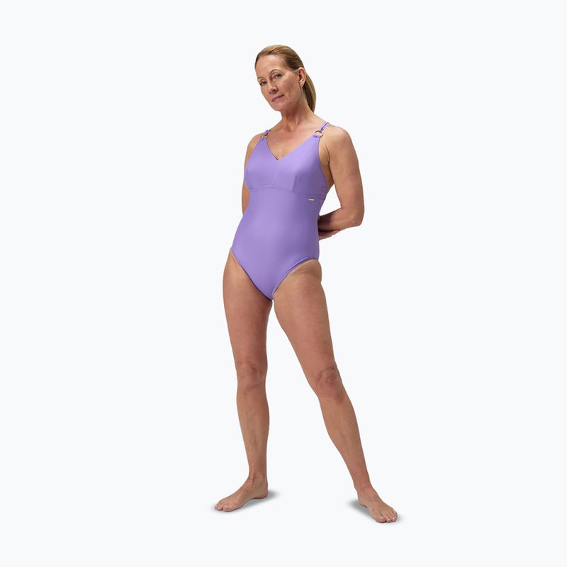 Costum de baie întreg pentru femei Speedo Shaping Strappy purple mist 2