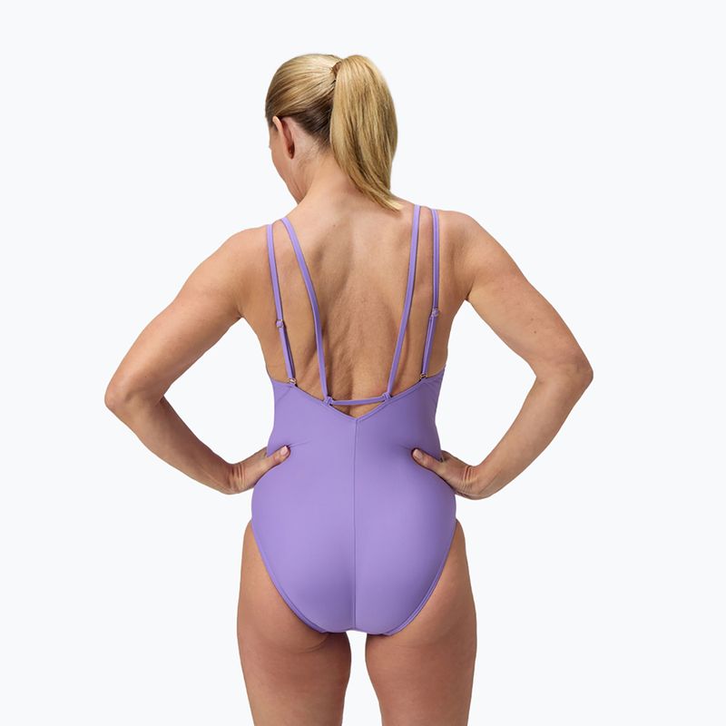 Costum de baie întreg pentru femei Speedo Shaping Strappy purple mist 3
