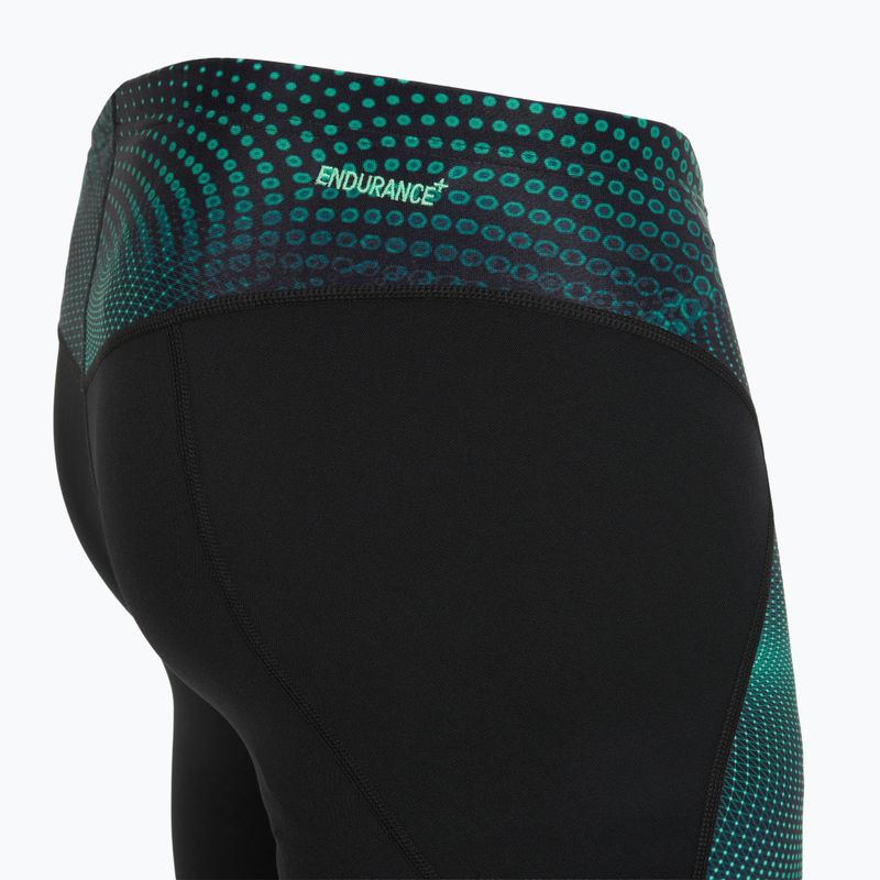 Jammeri de înot pentru bărbați Speedo Endurance+ Max Compression Jammer negru/turcoaz gem 4