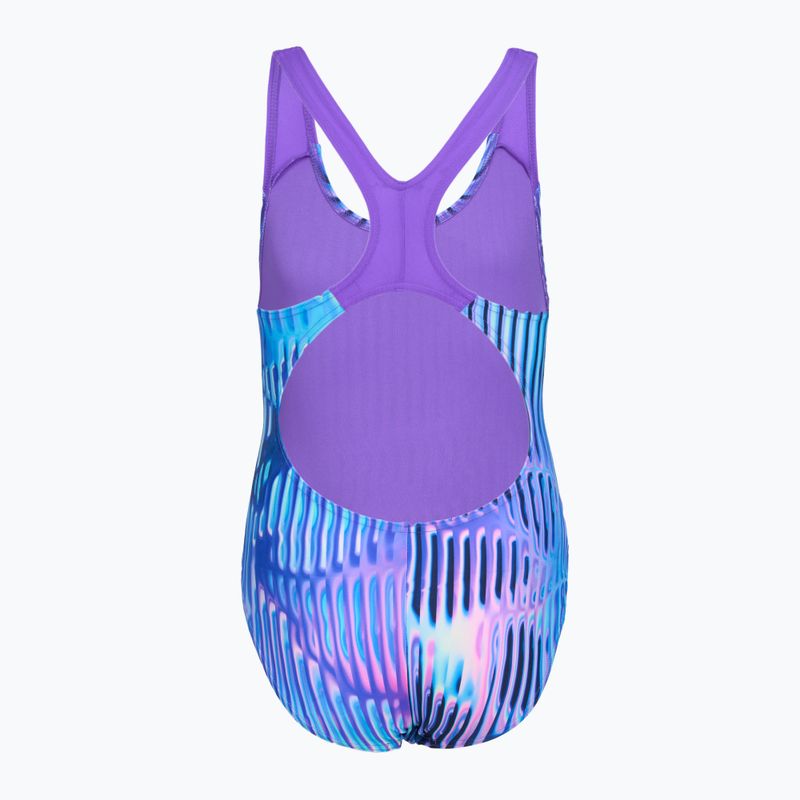 Costum de baie întreg pentru copii Speedo Digital Allover Splashback indigo glow 2