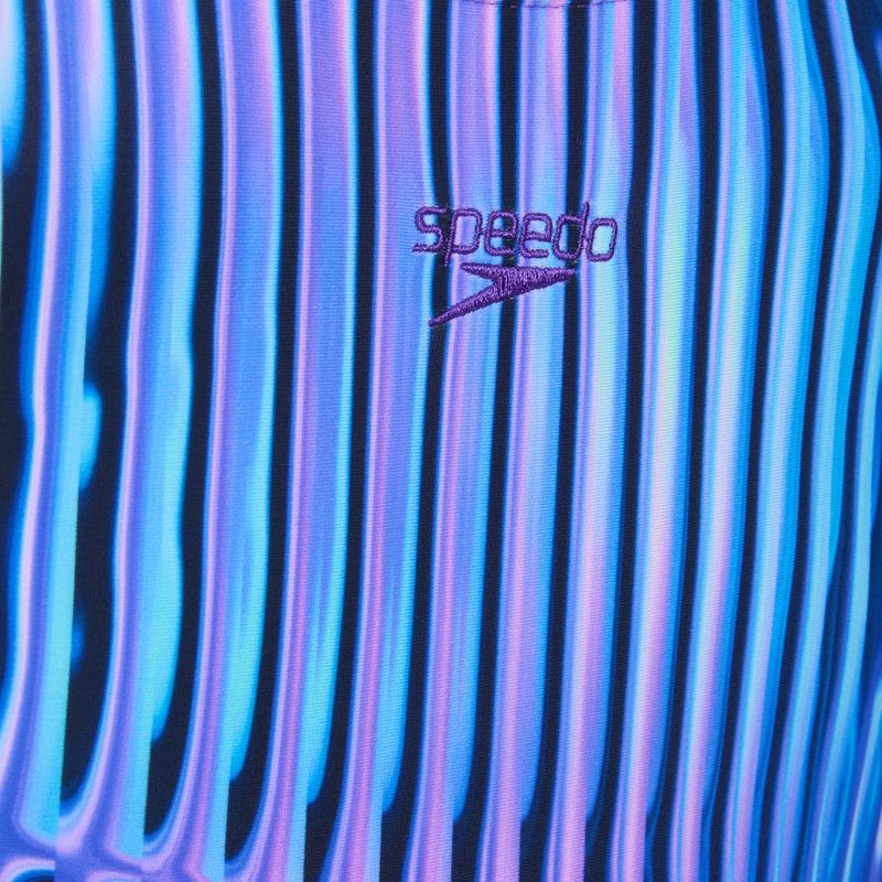 Costum de baie întreg pentru copii Speedo Digital Allover Splashback indigo glow 3