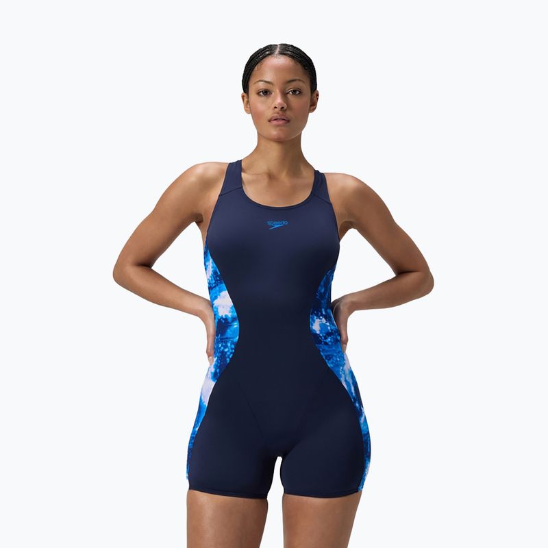 Costum de baie întreg Speedo Digital Printed Legsuit peacoat
