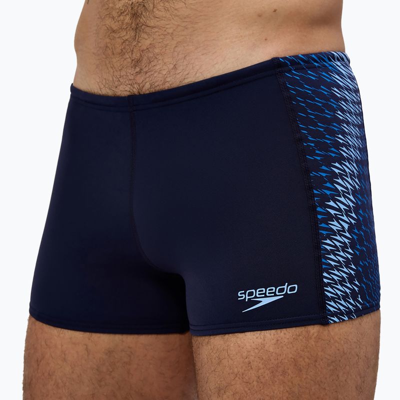 Boxeri de înot pentru bărbați Speedo Endurance+ Tech Panel Aquashort navy/sugar blue 5