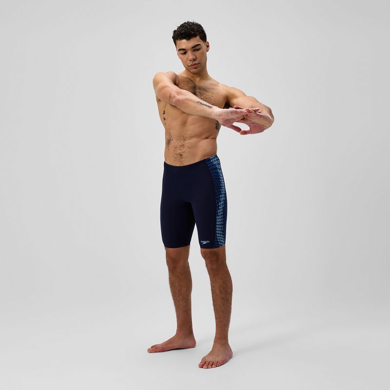 Jammeri de înot pentru bărbați Speedo Endurance+ Tech Panel Jammer navy/sugar blue 2