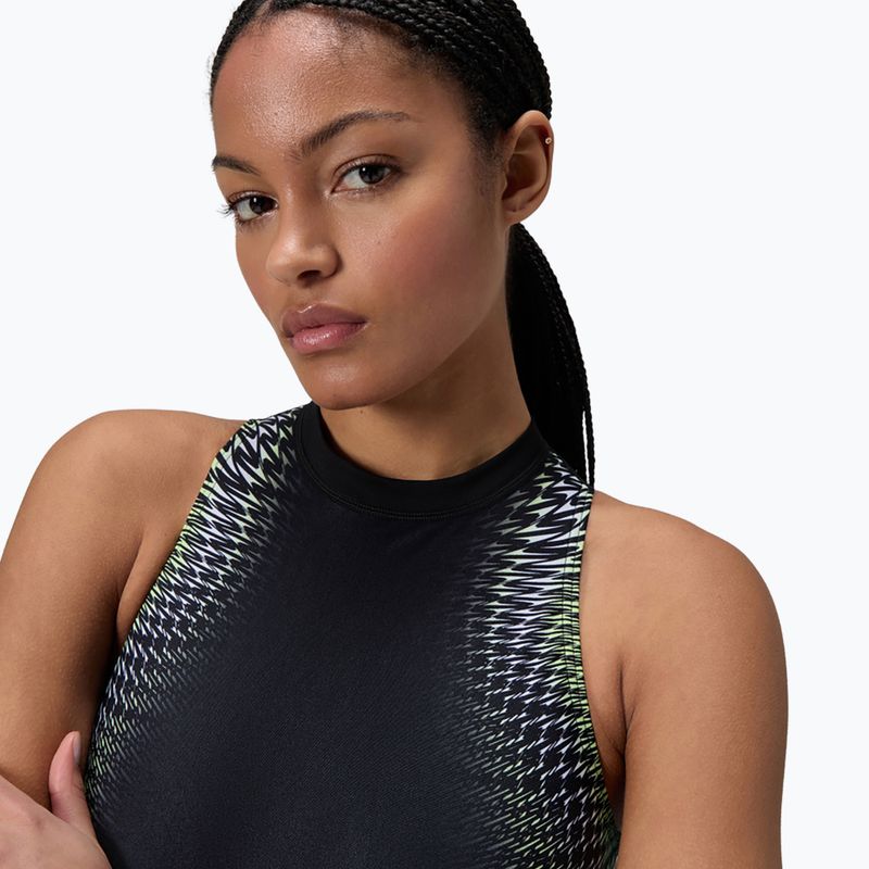 Costum de baie întreg pentru femei Speedo Printed Hydrasuit turcoaz gem 5