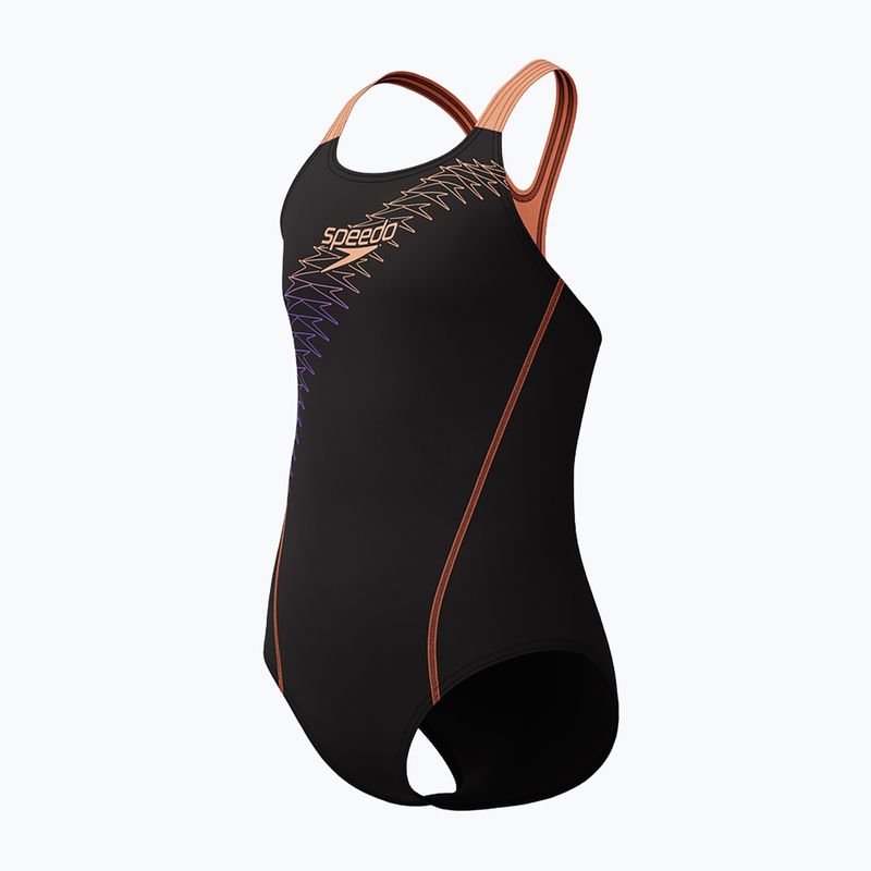 Costum de baie întreg pentru copii Speedo Medley Logo Medalist bright peach 3