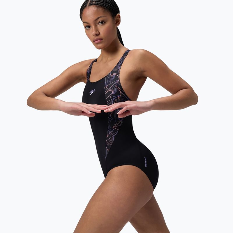 Costum de baie întreg pentru femei Speedo HyperBoom Splice Muscleback bright peach 4