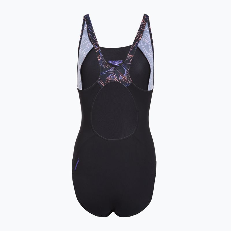 Costum de baie întreg pentru femei Speedo HyperBoom Splice Muscleback bright peach 2