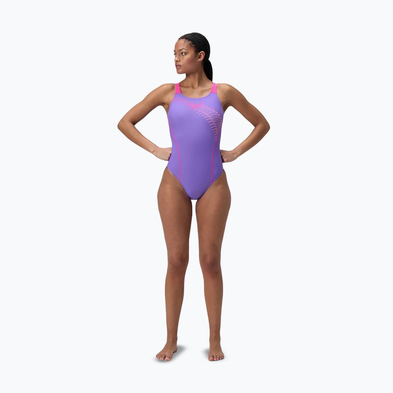 Costum de baie întreg Speedo Medley Logo Medalist indigo glow 2