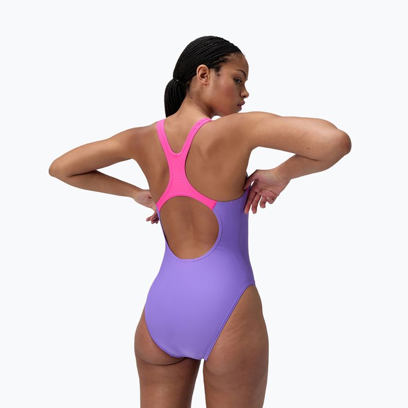 Costum de baie întreg Speedo Medley Logo Medalist indigo glow 3