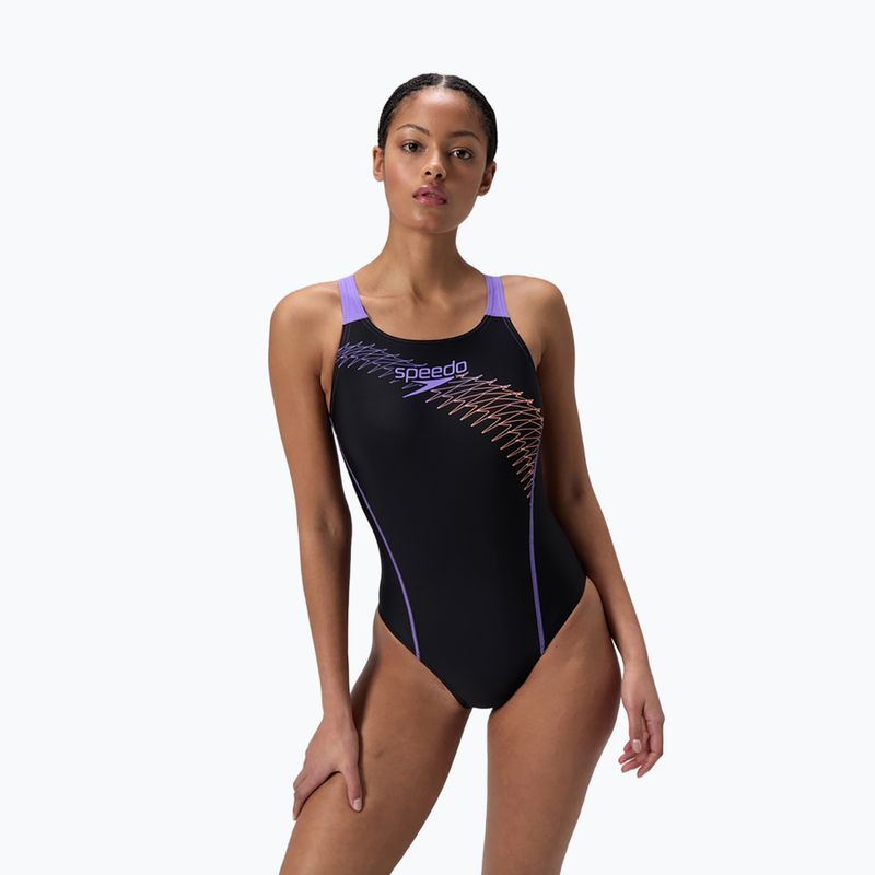 Costum de baie întreg Speedo Medley Logo Medalist bright peach