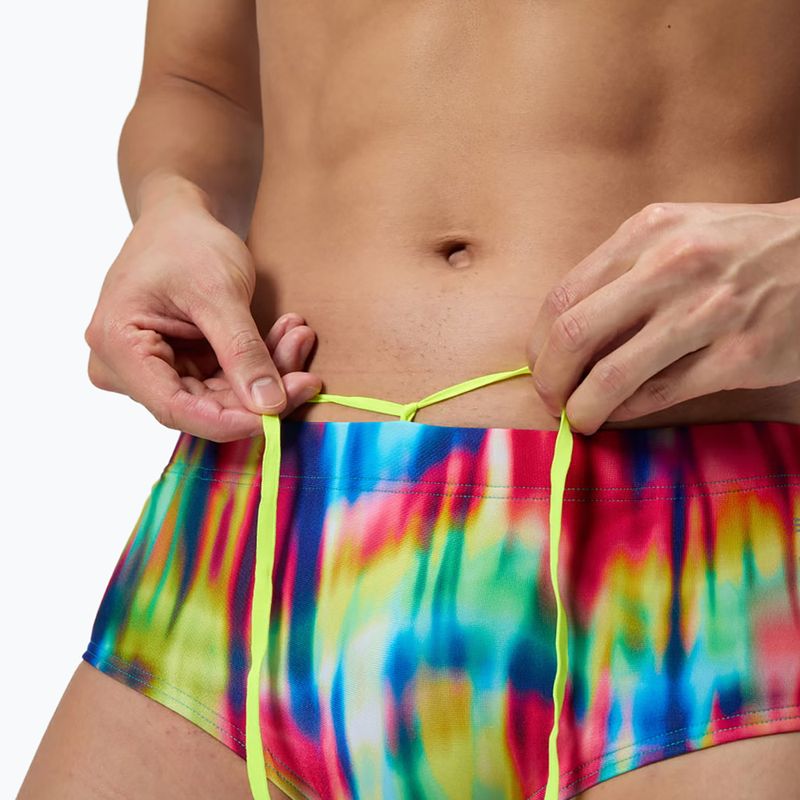 Boxeri de înot pentru bărbați Speedo Printed 13.5 cm Brief prismatic paradise/ruby 4