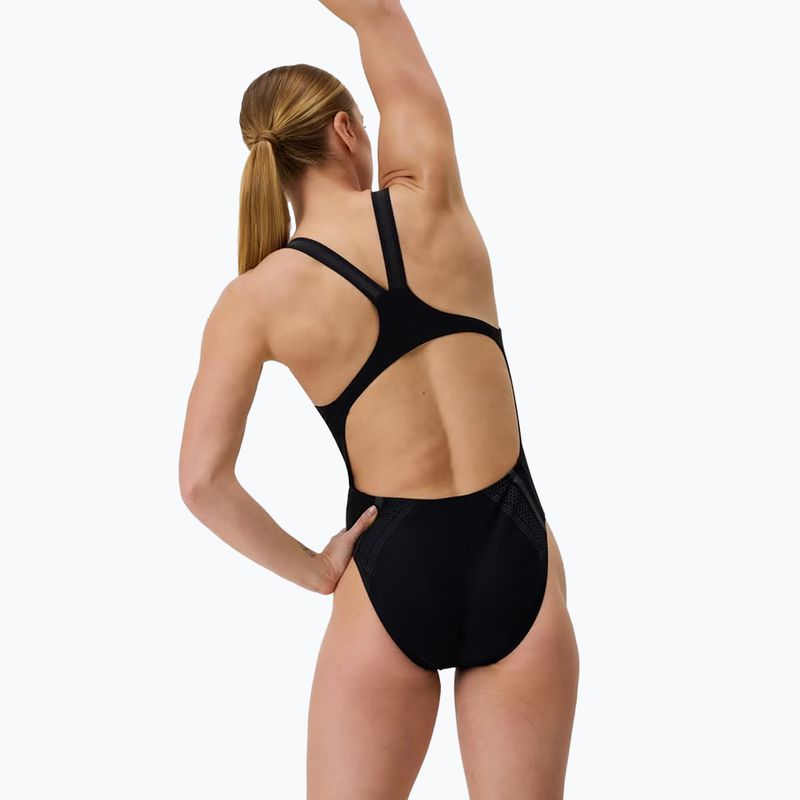 Costum de înot întreg pentru femei Speedo Printed Performance Back black 2