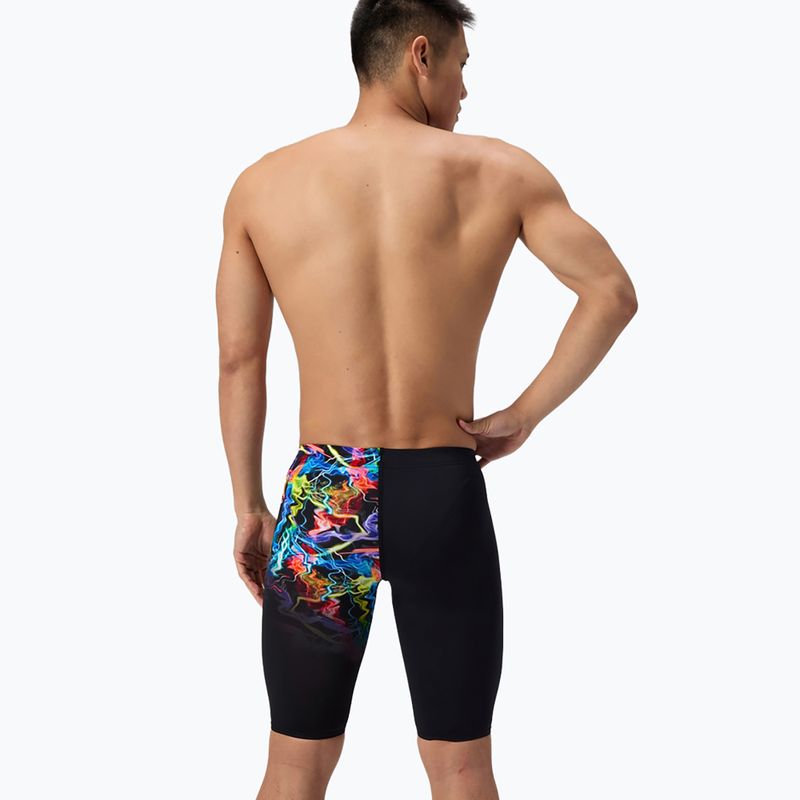 Pantaloni scurți de înot pentru bărbați Speedo Placement Printed static volta/black 3