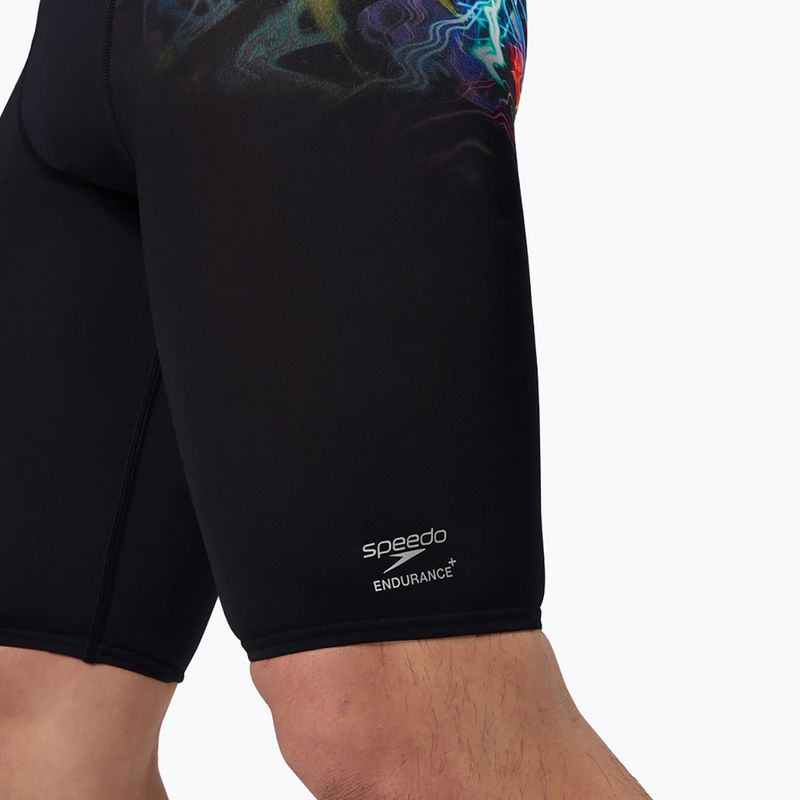 Pantaloni scurți de înot pentru bărbați Speedo Placement Printed static volta/black 6