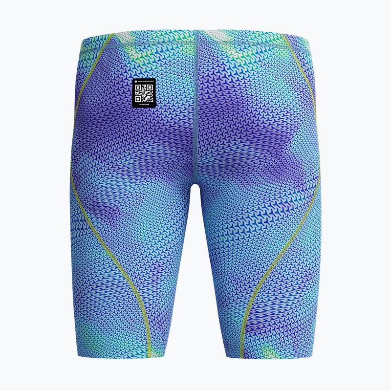 Jammeri de înot pentru bărbați Speedo Fastskin HyperSpark Printed Jammer culoarea current/sugar blue 2