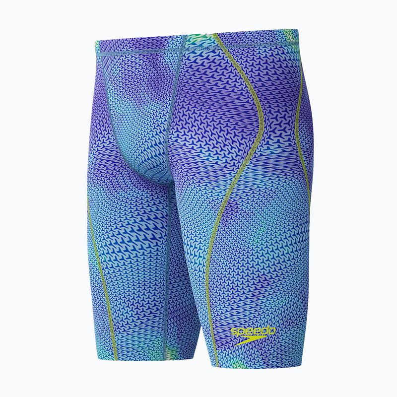 Jammeri de înot pentru bărbați Speedo Fastskin HyperSpark Printed Jammer culoarea current/sugar blue 3