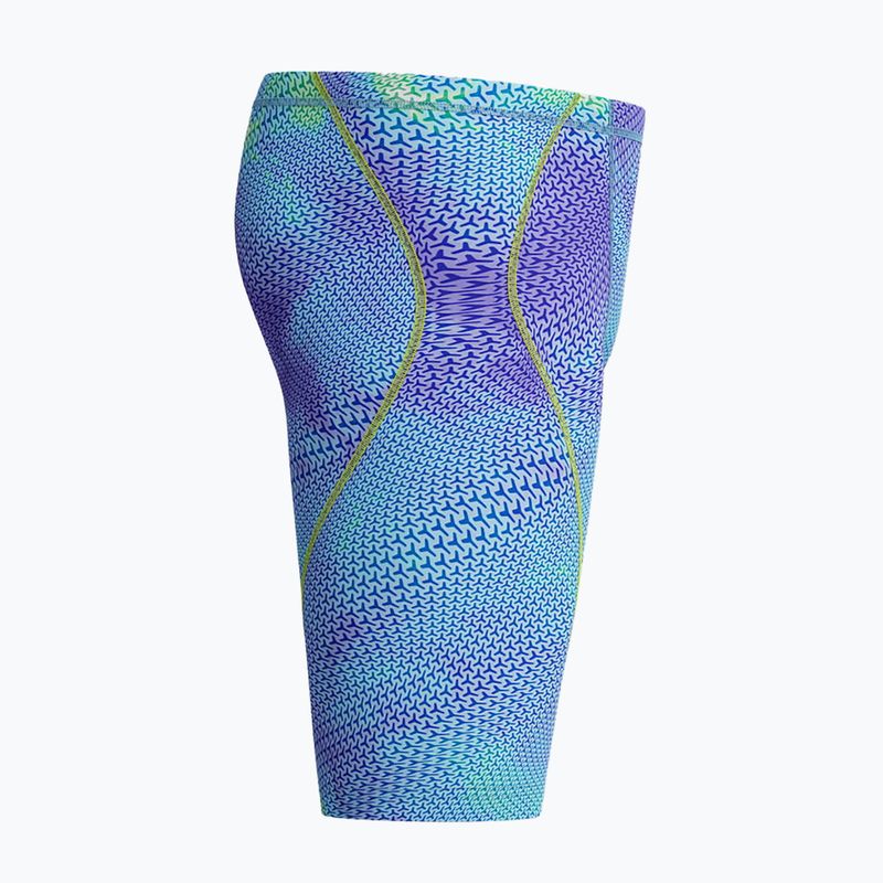 Jammeri de înot pentru bărbați Speedo Fastskin HyperSpark Printed Jammer culoarea current/sugar blue 4