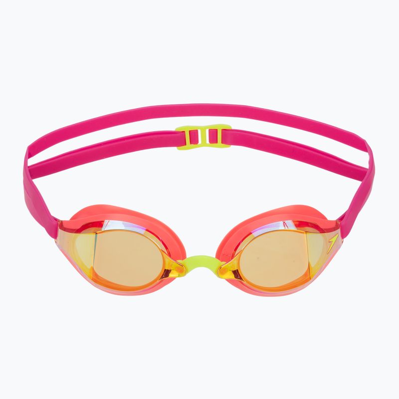 Ochelari de înot Speedo Fastskin Speedsocket 2 Mirror neon melon/vermilion/gold mirror 2