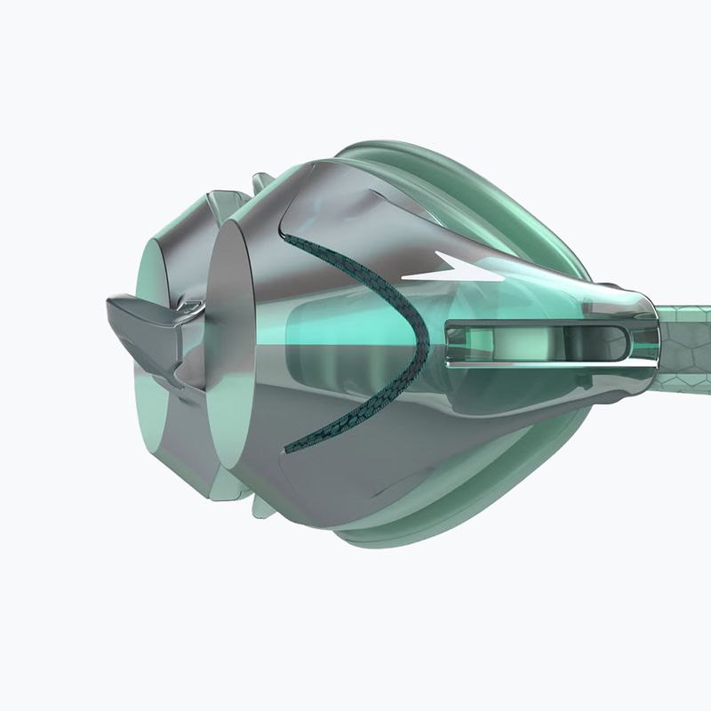 Ochelari de înot Speedo Vanquisher 3.0 Mirror Ltd storm green/grey/emerald matte mirror ltd 3