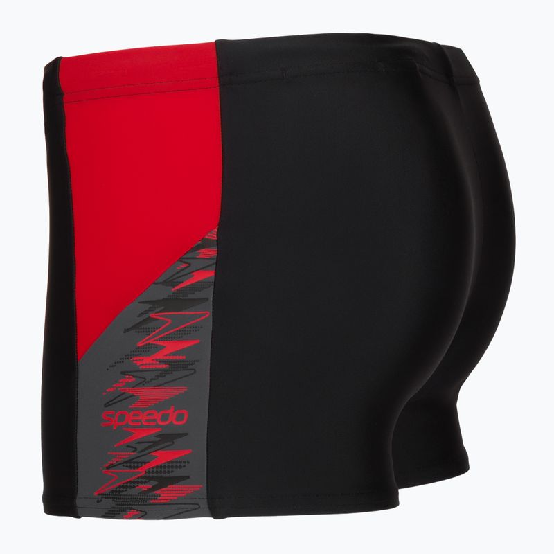 Boxeri de baie pentru bărbați Speedo Dive Aquashort Anthracite/Hrr 3