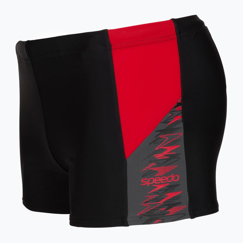 Boxeri de baie pentru bărbați Speedo Dive Aquashort Anthracite/Hrr 4