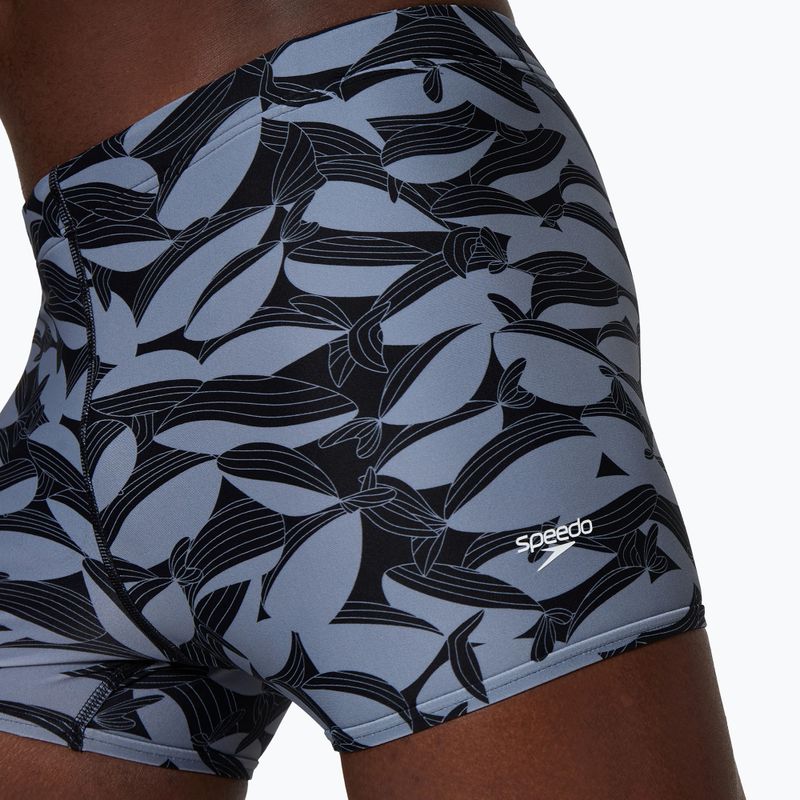 Boxeri de baie pentru bărbați Speedo Print Beachstar Square Leg Anthracite/Coin Grey 4