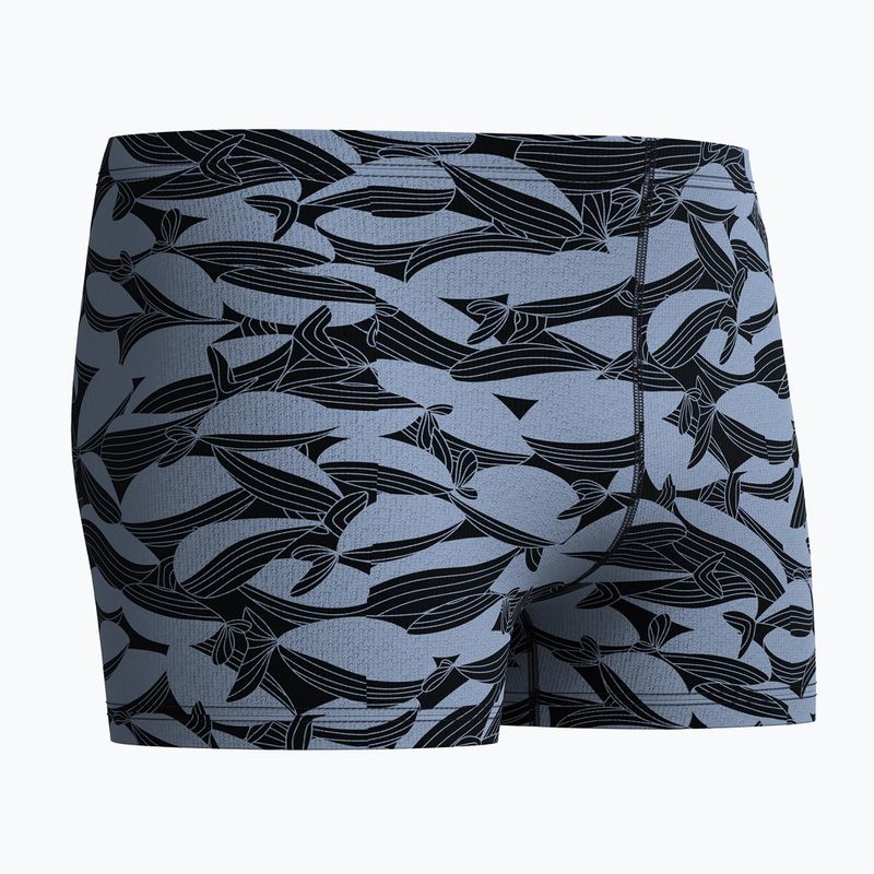 Boxeri de baie pentru bărbați Speedo Print Beachstar Square Leg Anthracite/Coin Grey 6
