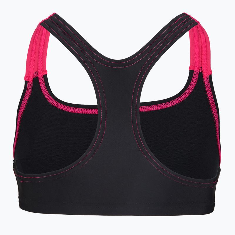 Costum de baie din două piese pentru copii Speedo Medley Logo Racerback 2pc anthracite/pink 4