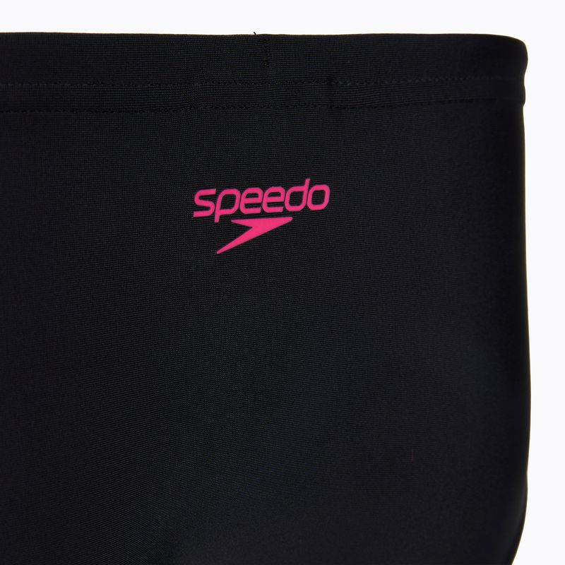Costum de baie din două piese pentru copii Speedo Medley Logo Racerback 2pc anthracite/pink 8