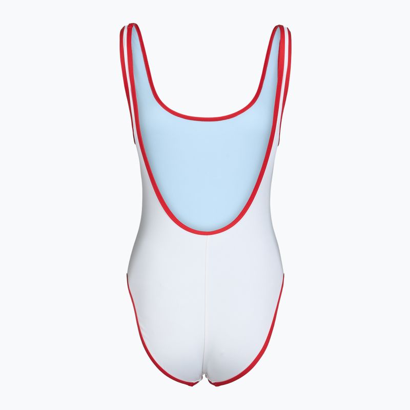 Costum de înot întreg pentru femei Speedo Solid Bound Scoop high risk red/bright white 2
