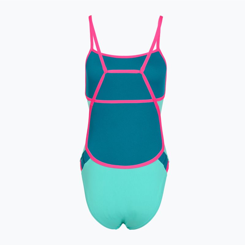 Costum de înot întreg pentru femei Speedo Solid Tri aqua breeze 2