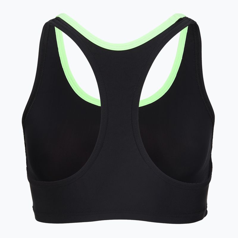 Costum de baie din două piese pentru femei Speedo Placement Raceback 2pc anthracite/clover 4