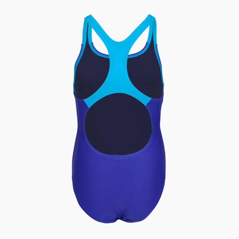 Costum de baie întreg pentru copii Speedo Medley Logo Medalist sapphire/mayan blue 2
