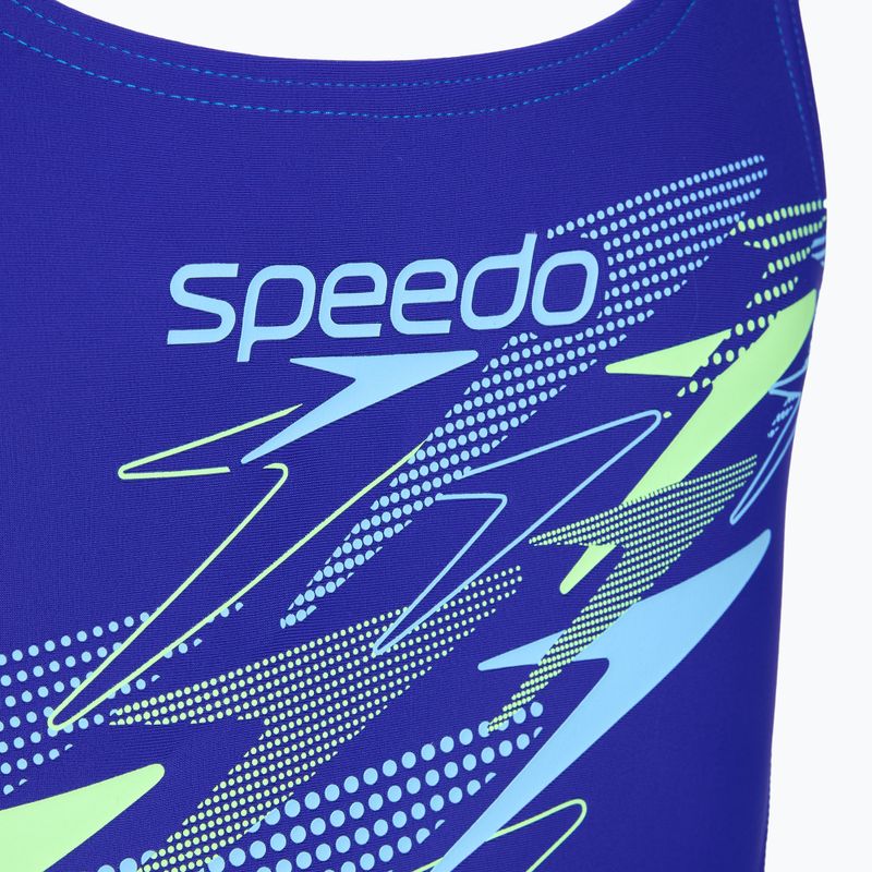 Costum de baie întreg pentru copii Speedo Medley Logo Medalist sapphire/mayan blue 3