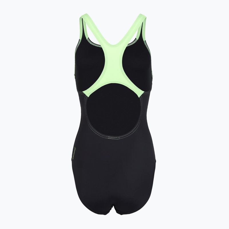 Costum de baie întreg pentru femei Speedo Medley Logo Medalist anthracite/clover 2