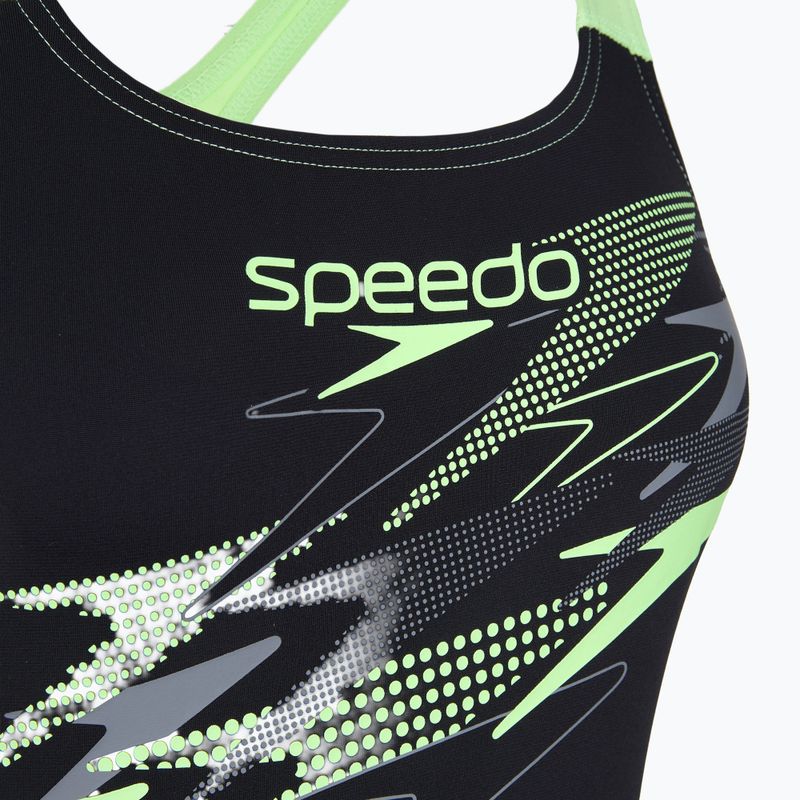 Costum de baie întreg pentru femei Speedo Medley Logo Medalist anthracite/clover 3