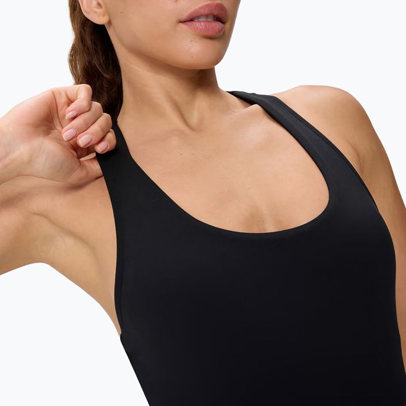 Costum de înot întreg pentru femei Speedo Solid Scoop Neck anthracite 4