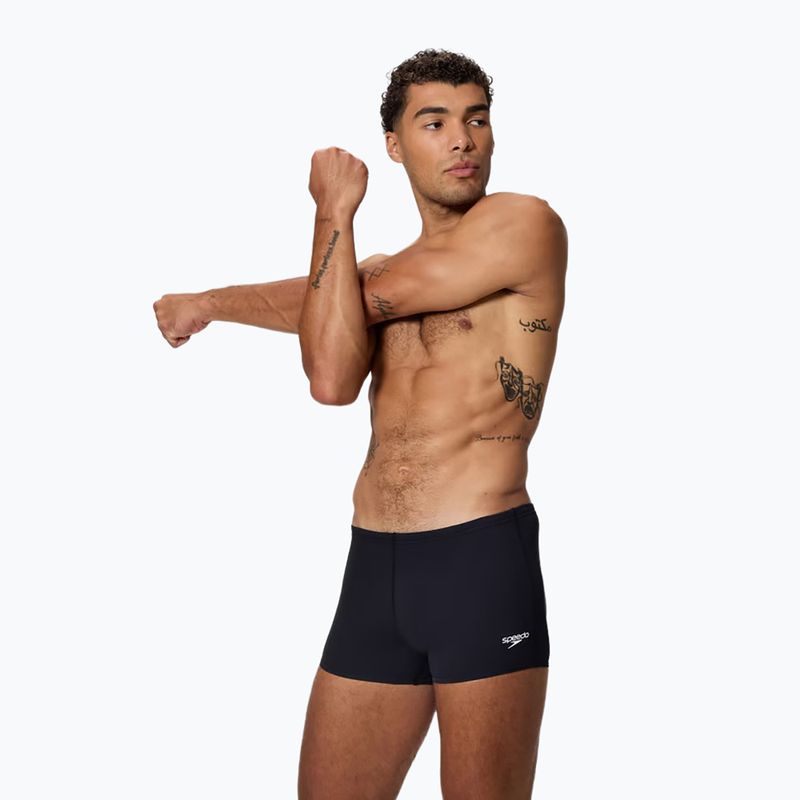 Boxeri de înot pentru bărbați Speedo Endurance+ Logo Aquashort anthracite 3